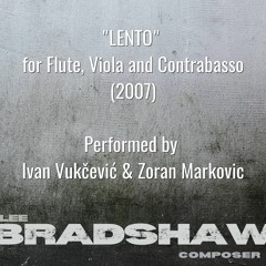 "Lento" for Flute, Viola and Contrabasso(2007)