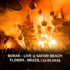 Borak - Live @ Safari Beach | Floripa, Brazil - 11.01.2025 DJ mix artwork - Electronic music tracklist cover image