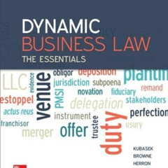 [VIEW] EPUB 💙 Dynamic Business Law: The Essentials, 3dr Edition by  Nancy Kubasek,M.