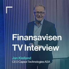 CEO Jan Kielland on Finansavisen TV