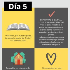 DÍA 5 — ESPIRITUAL O CARNAL: ¿CUÁL ES LA DIFERENCIA?