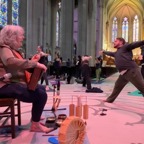 Grace Cathedral Yoga On The Labyrinth 16 May 2023.WAV