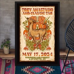 Trey Anastasio And Classic Tab Tour Lafayette NY 5-17-2024 Poster