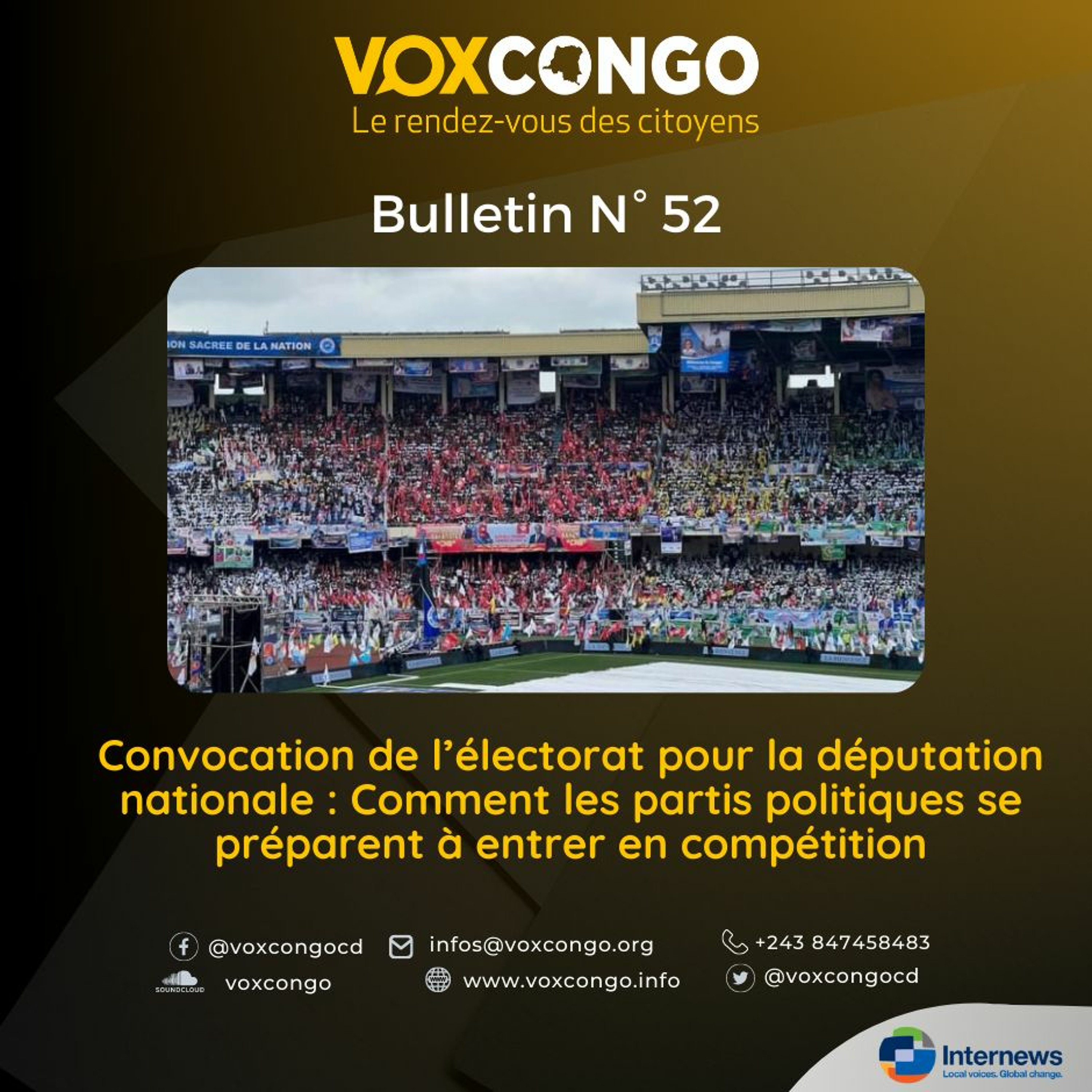 Swahili Katanga Bulletin Voxcongo Convocation De L’électorat Pour La Députation Nationale…
