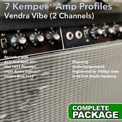 Kemper Amp Profiles of the Vendra Vibe