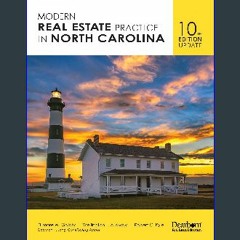 {ebook} 🌟 Modern Real Estate Practice in North Carolina, 10th Edition Update - Includes Key terms,