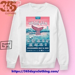 Whale Jam May 16 2024 Roadrunner in Boston MA Poster shirt