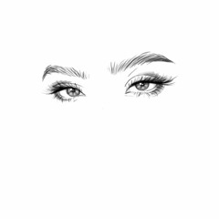 her eyes