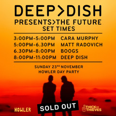 Matt Radovich DJing at Deep Dish Melbourne at Howler for Thick as Thieves Nov 2025