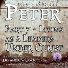 The Epistles of Peter - Christian Living, Part 7 ~ Living as Leaders Under Christ