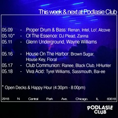 This week & next at Podlasie Club [05.09 - 05.18]