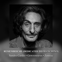 [FREE DL] Sandro Cardio - Remember Me (dedicated To Franchino)