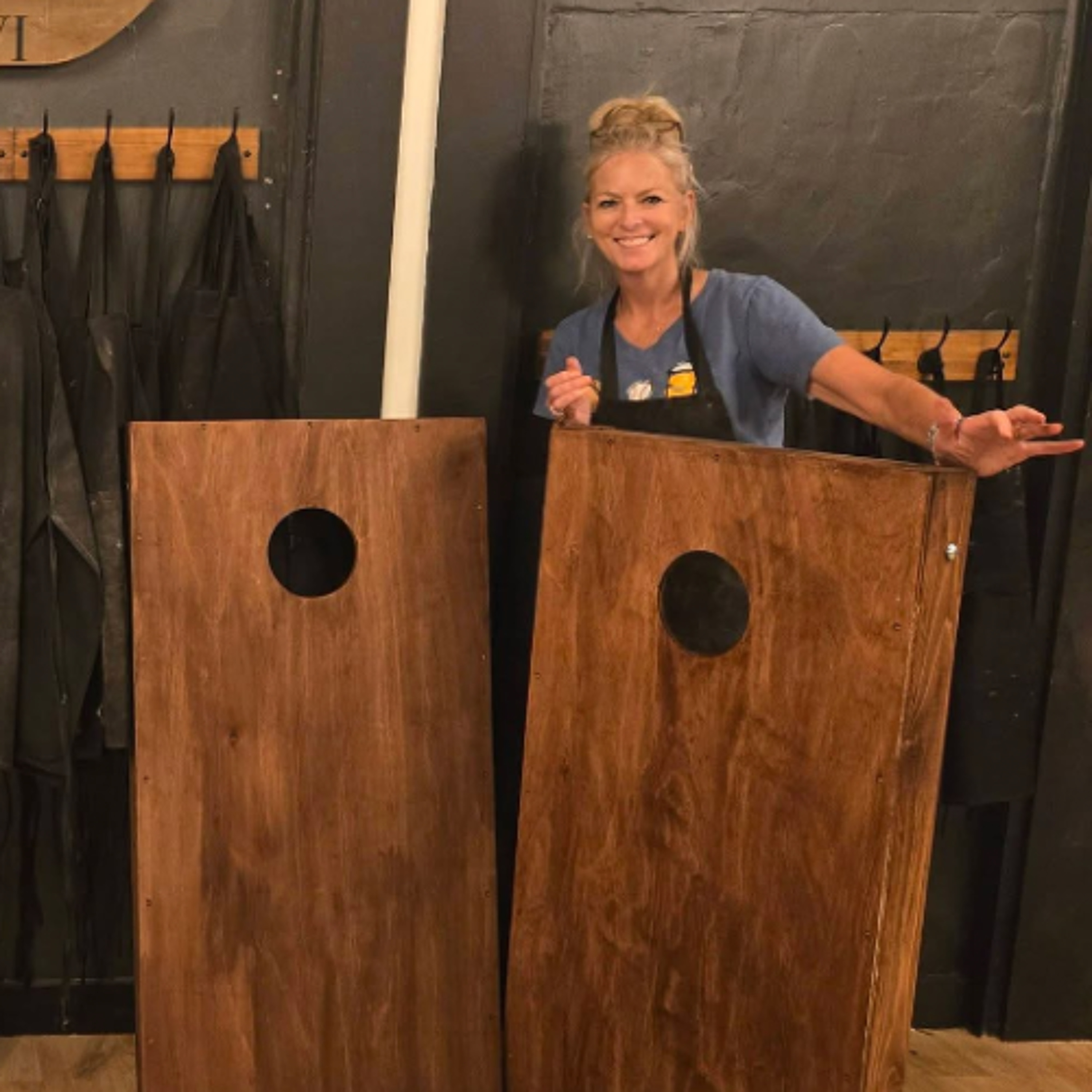 Dorene Discovers Cornholing Boards (6/11/26)