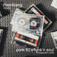 pure 80's funk'n soul - 03 | 2025 [122-127BPM]
