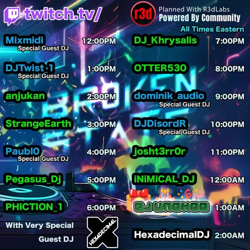 Broken State Vol 41 | LIVE on Twitch @iNiMiCAL_DJ 07-17-24