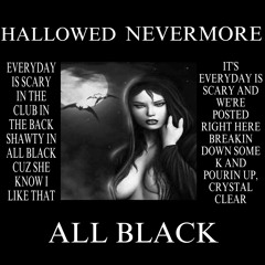 all black w/nevermore