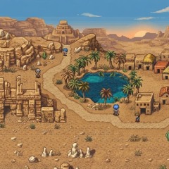 SNES/PS1 Style JRPG Desert Oasis Town Theme (Original Composition)
