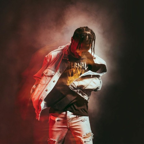 Travis scott cheap ripped jeans