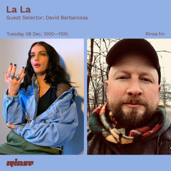 La La: Guest Selector David Barbarossa - 08 December 2020