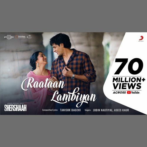 Raataan Lambiyan - Jubin Nautiyal x Asees Kaur (0fficial Mp3)