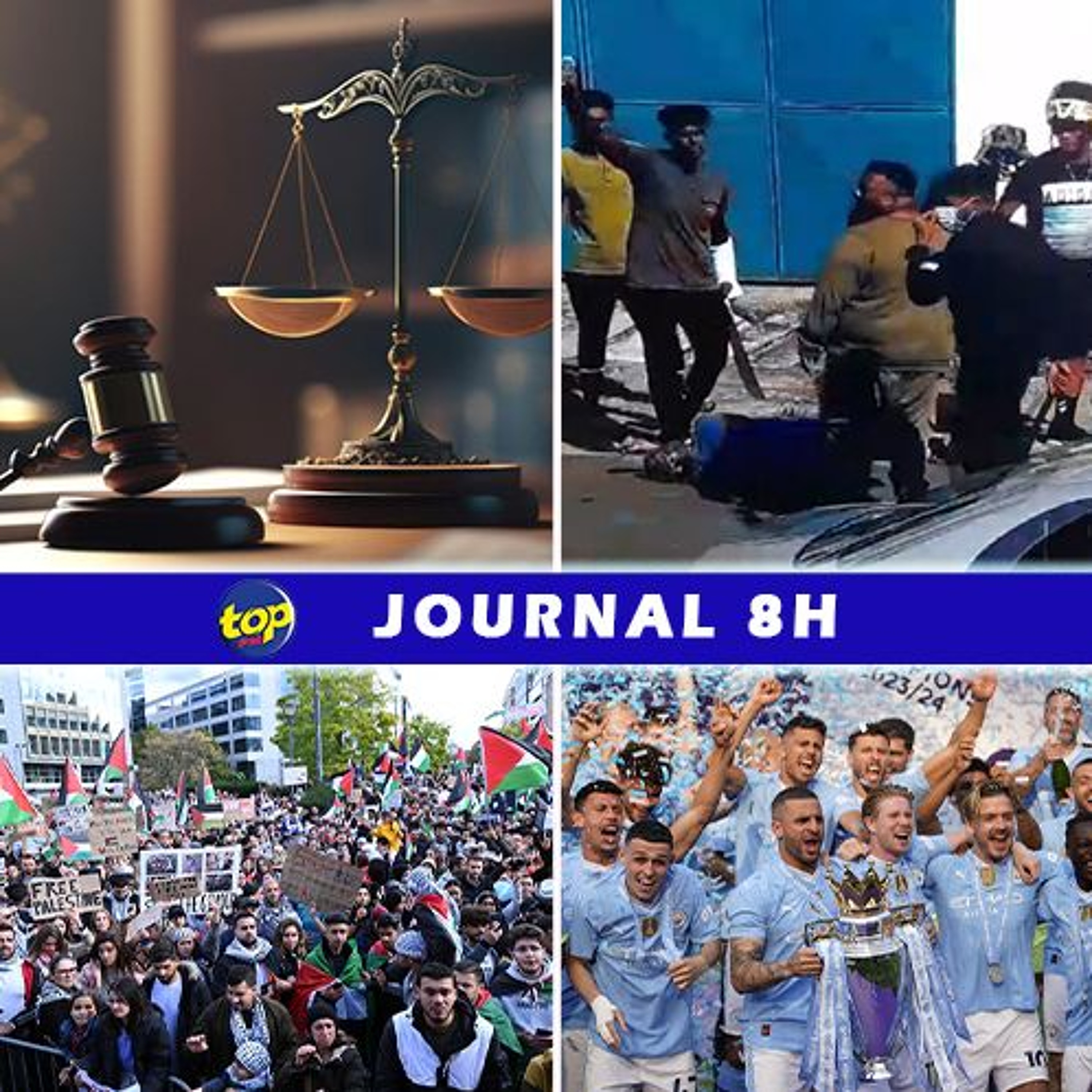 Le journal de 8H de ce lundi 20 mai 2024