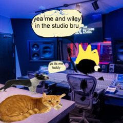 me and wiley and luddy in the studio