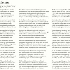 365 Baucis And Philemon by Michael Longley