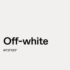OFF WHITE (DXPRSSVE mix)