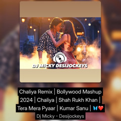 Chaliya Remix | Bollywood Mashup 2024 | Chaliya | Shah Rukh Khan | Tera Mera Pyaar | Kumar Sanu | 🦋❤️