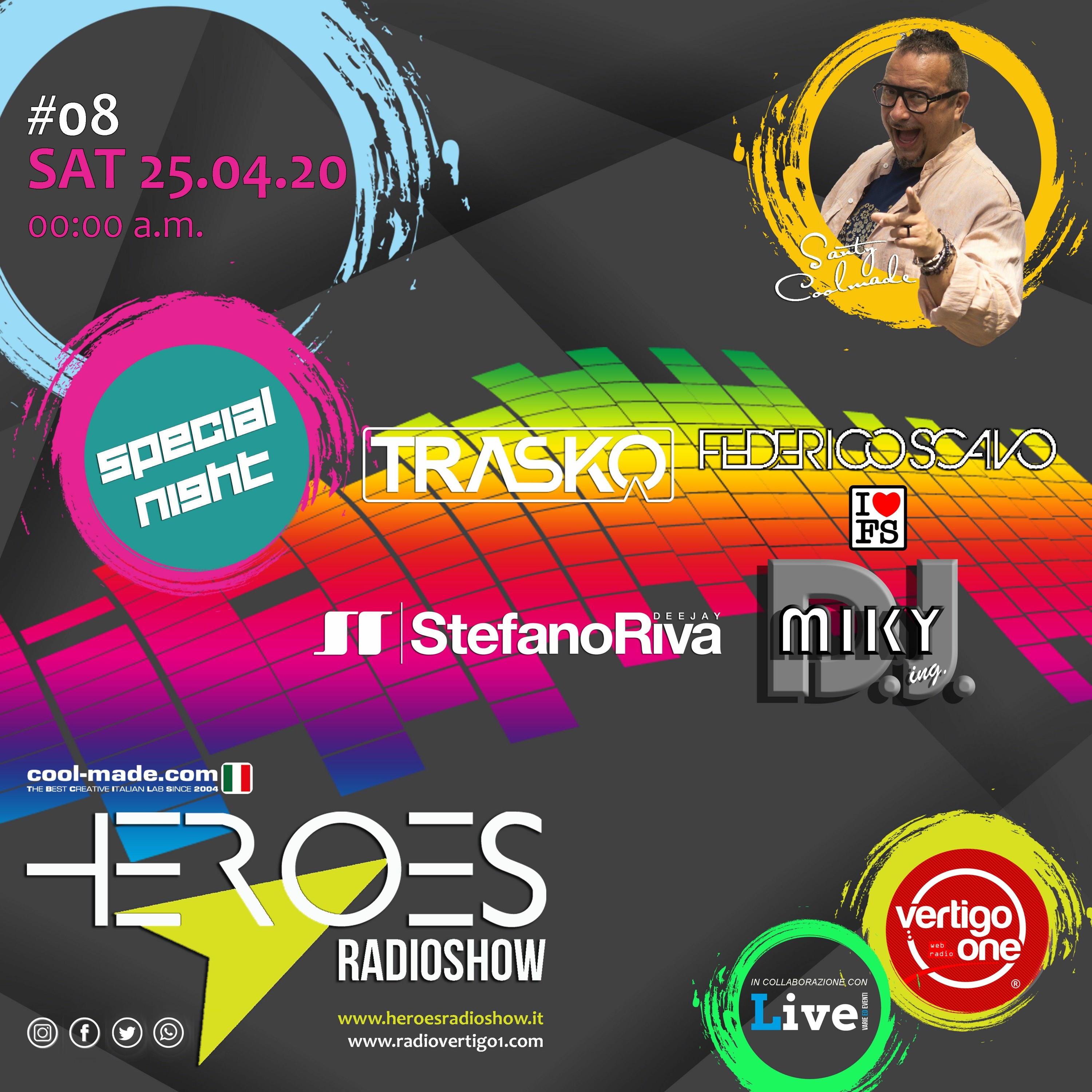08/2020 HEROES Special Night with Trasko+Scavo+Riva+Miky episode artwork