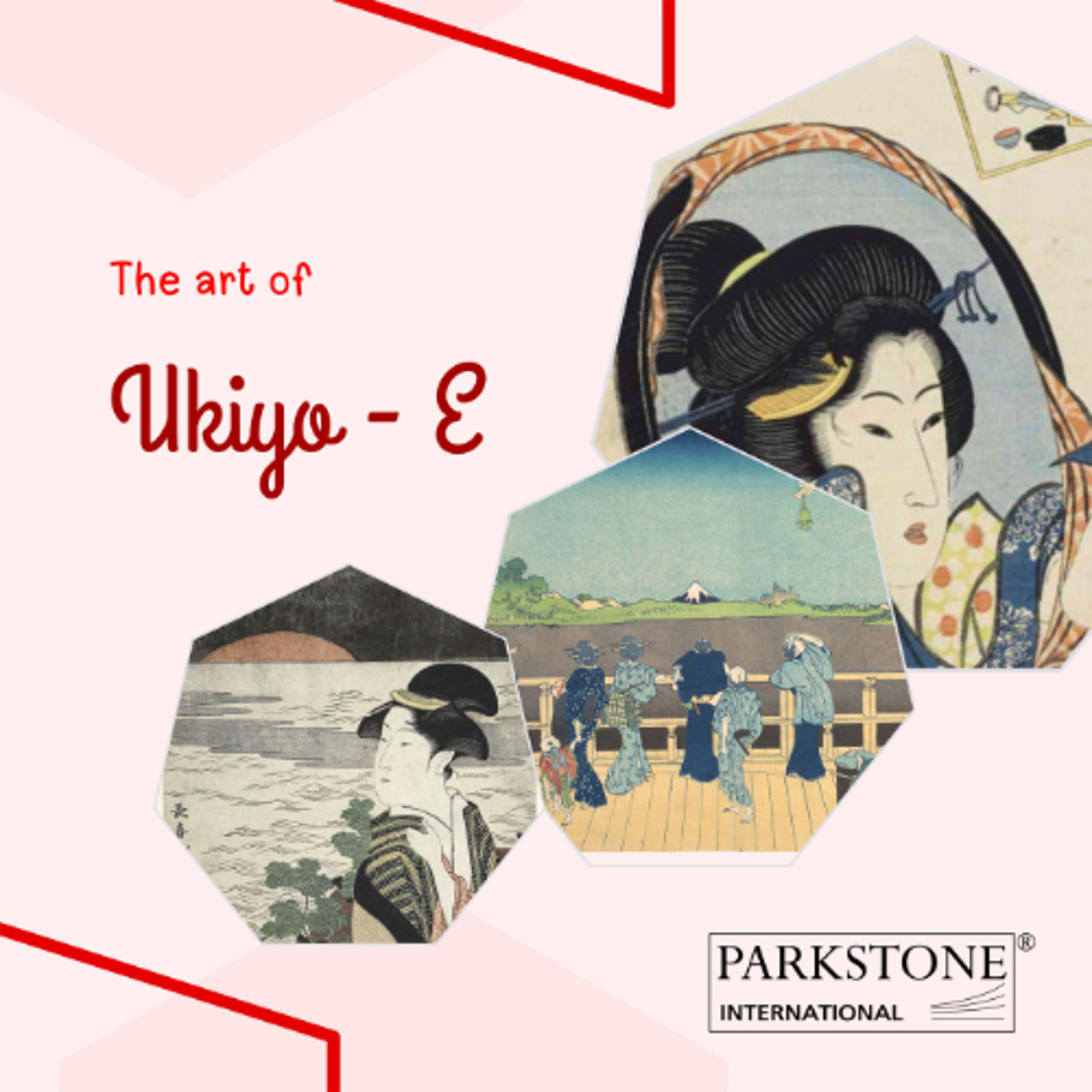 The central themes of Ukiyo-E episode artwork