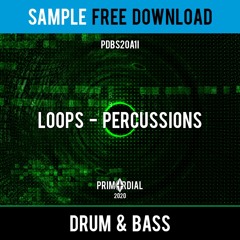 PDBS20A1I - 001(b) Percussion Loop (With FX Trail) 170bpm - Primordial [Free Download]