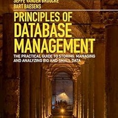 EPUB Principles of Database Management: The Practical Guide to Storing, Managing and Analyzing