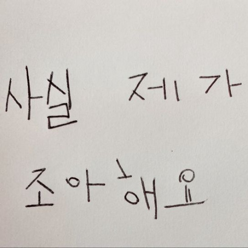 좋아해서 미안하다