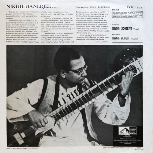 Nikhil Banerjee (Sitar)– Raga Soheni (1972)