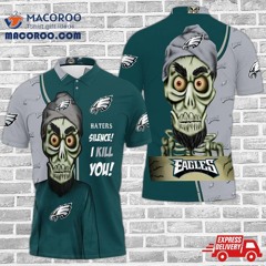 Philadelphia Eagles Haters Silence The Dead Terrorist T Shirt 3D Polo