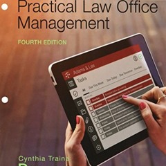 💜 READ [KINDLE PDF EBOOK EPUB] Practical Law Office Management, Loose-Leaf Version by  Cynthia Tr