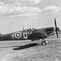 Supermarine Spitfire passes and turns