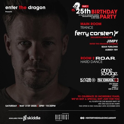 Sean Furlong Live @ Enter The Dragon Pres Ferry Corsten