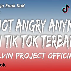 Dj I'm Not Angry Anymore Dj Tik Tok Terbaru 2021 Slow Bass Remix Alvin Project Official