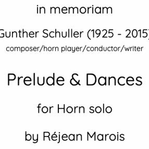 Prelude & Dances (Horn Solo) mp3