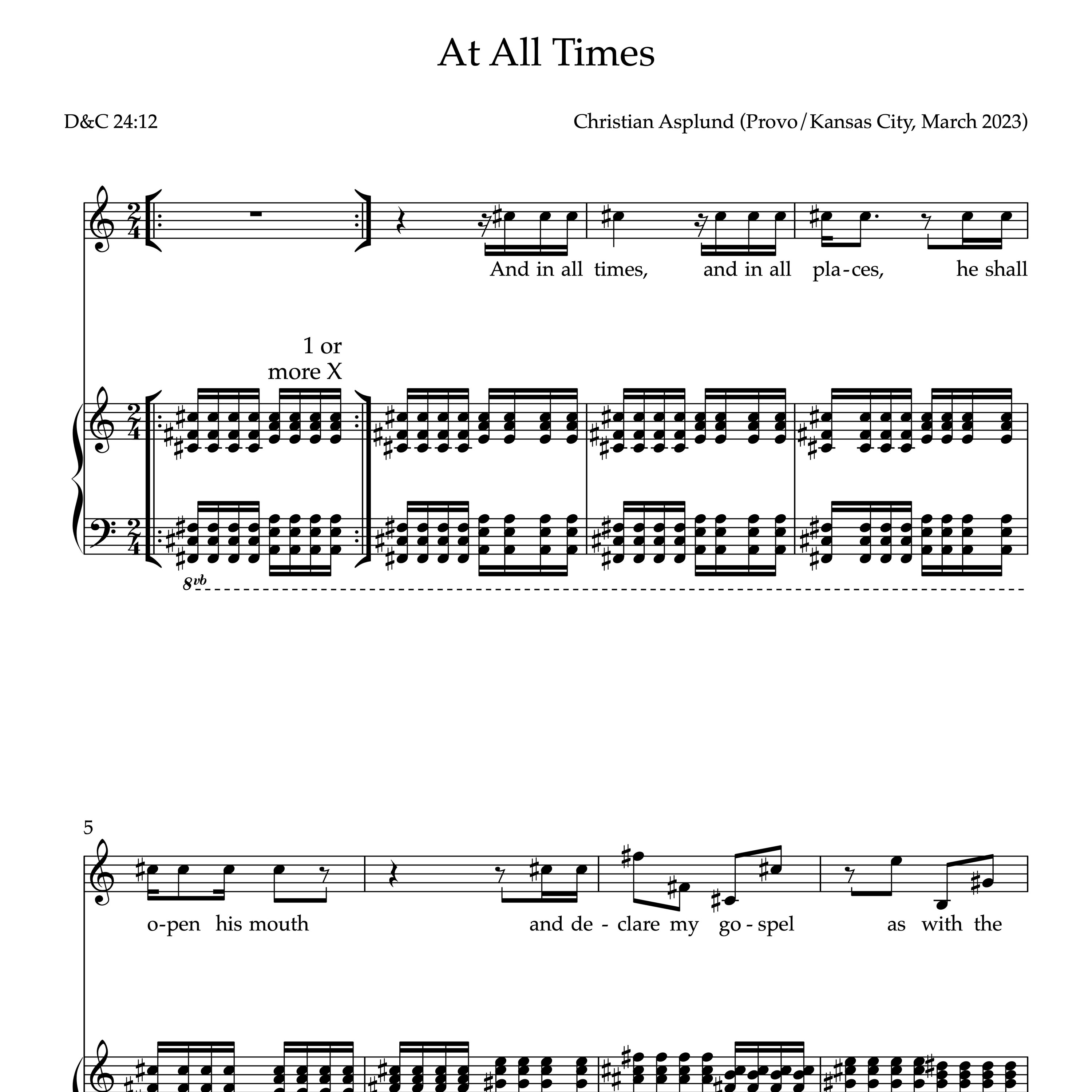 At All Times (Brick Church Hymnal 6) episode artwork