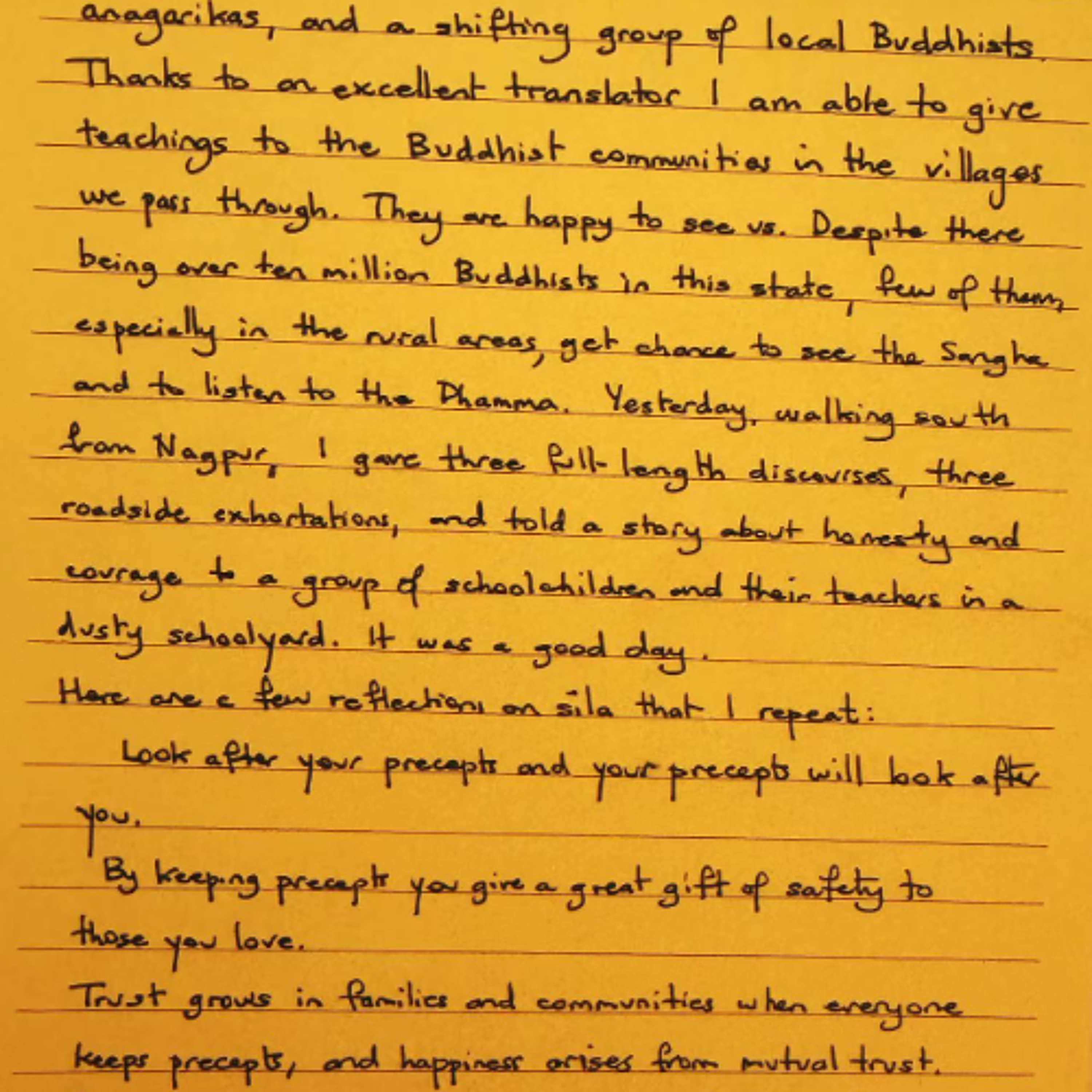 Nutrimento del Cuore - Foglietto Giallo del 3 gennaio 2026 sugli insegnamenti alle comunità locali