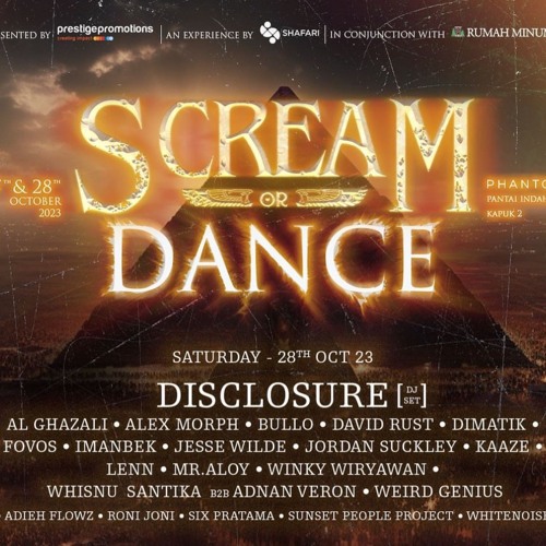 Jordan Suckley LIVE @ Scream Or Dance, Jakarta (28.10.23)