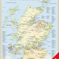 Whisky Distilleries Scotland - Poster 42x60cm Premium Edition: The Scottish Whisky Landscape in Ov