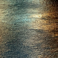 Under a Sea of Sparkling Stars a Solitary Figure, In a Small Boat, Becomes as Still as the Still Waters Beneath Her