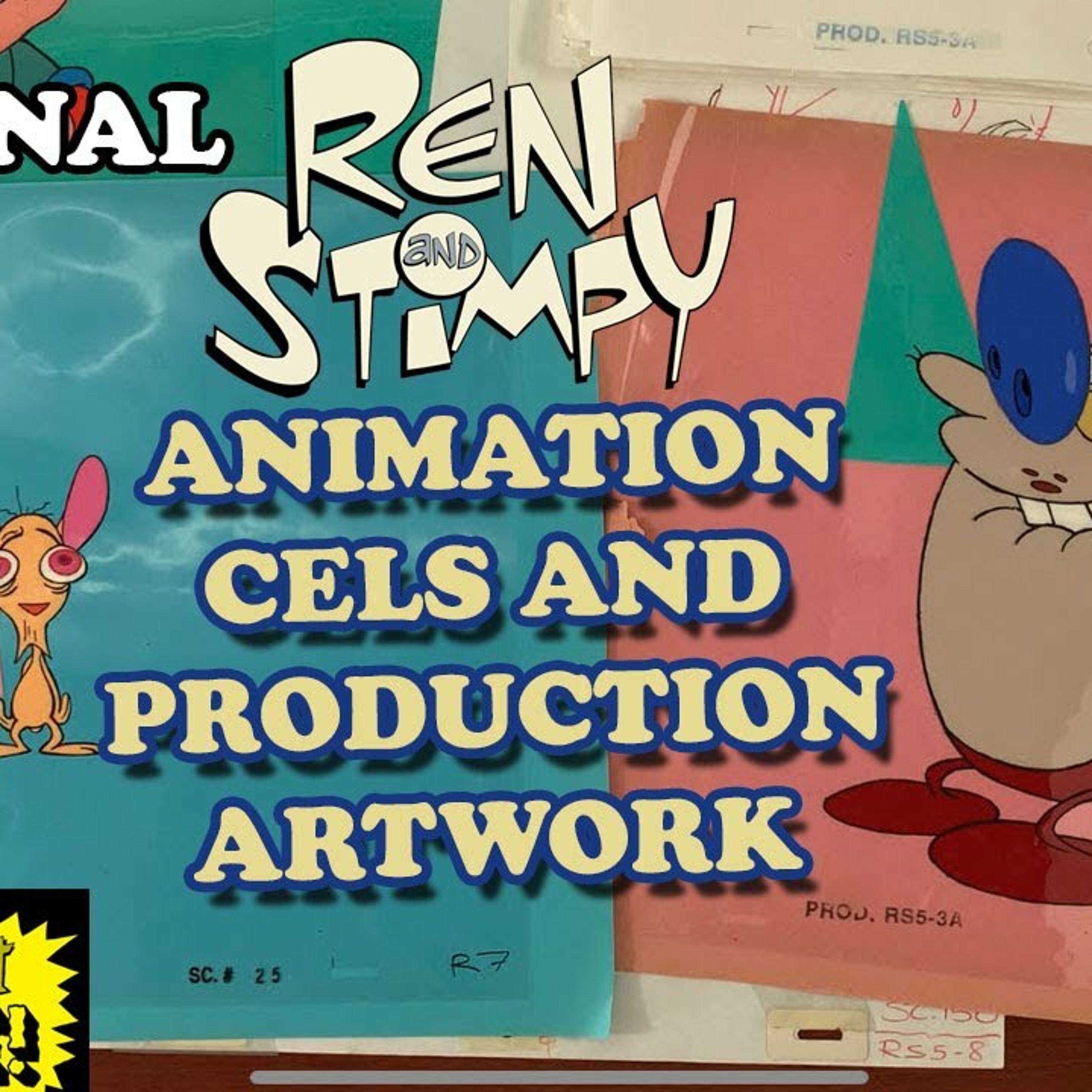 Million Dollar Storage Locker Discovery!? Tons of Original REN & STIMPY Animation Cels and Art. episode artwork