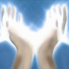 Both Hands Grasping Silver Light