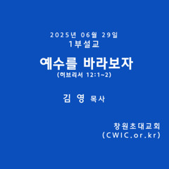 2025.06.29 1부 (김영 목사)