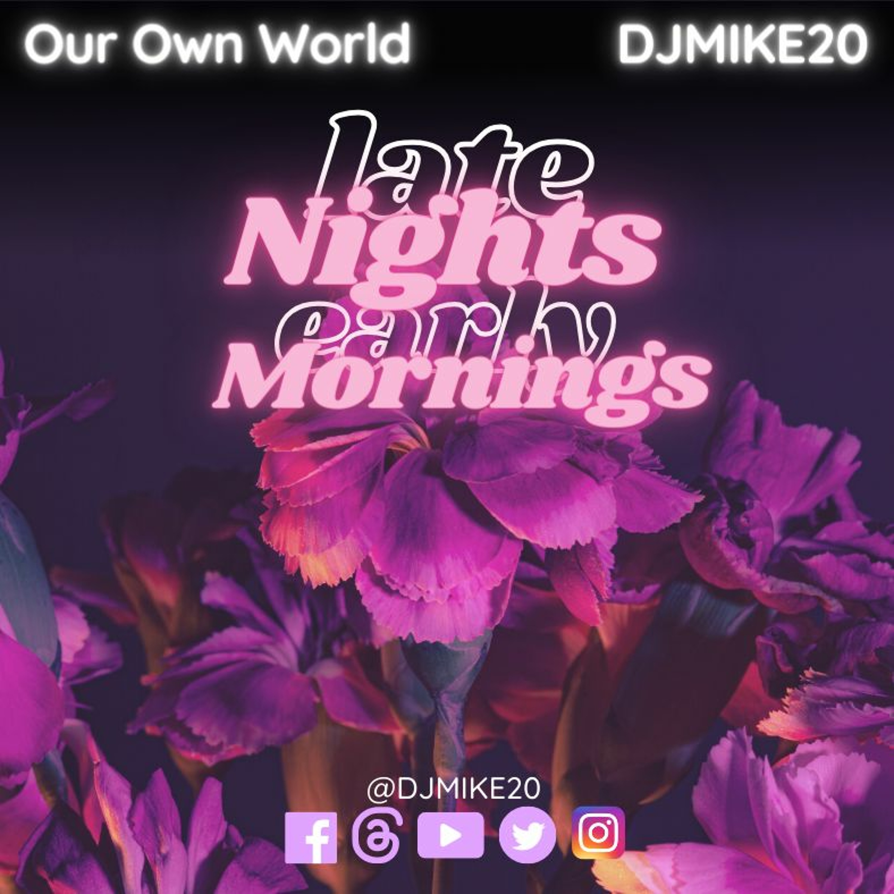 DJMIKE20 - LATE NIGHTS, EARLY MORNINGS 4 (THE MIXTAPE) -  Our Own World episode artwork